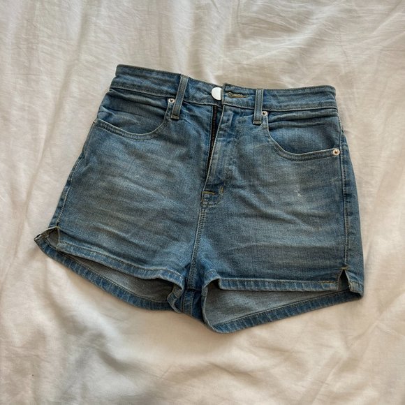 BDG Super High Rise Spade Pin Up Denim/Jean Shorts - Picture 1 of 4